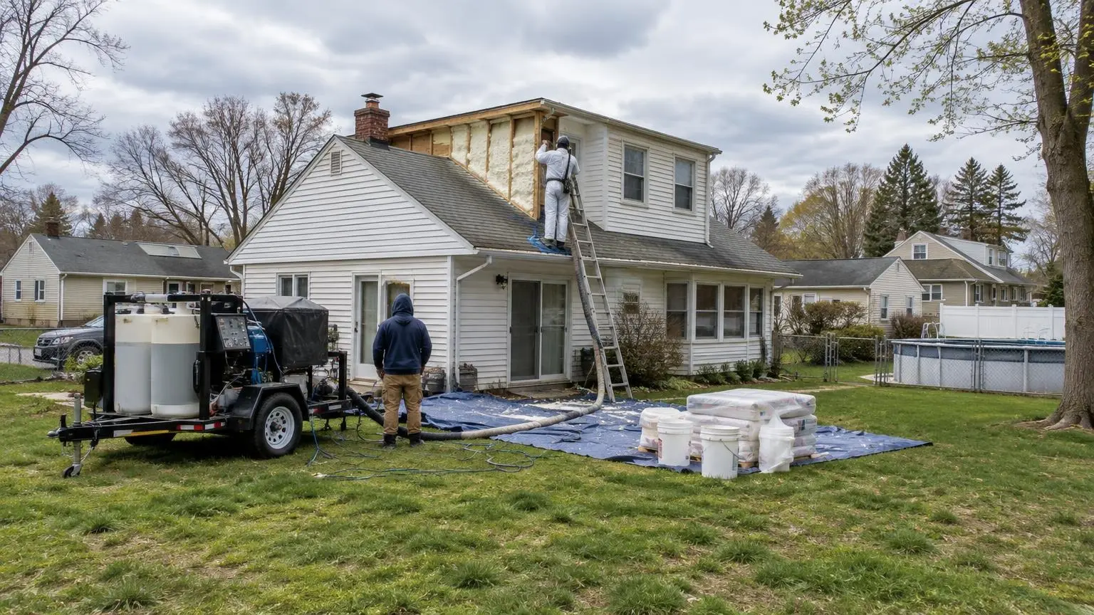 Spray Foam Insulation in Levittown, PA